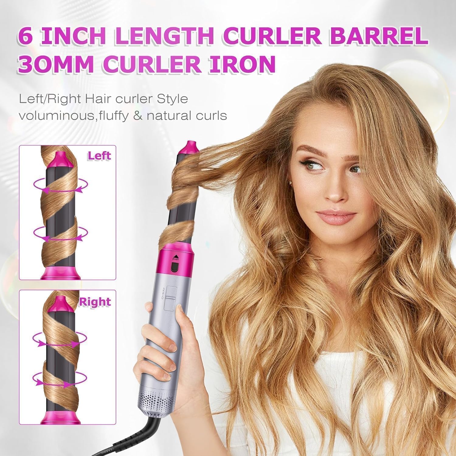 5 In 1 Hair Dryer Hot Air Brush Styler