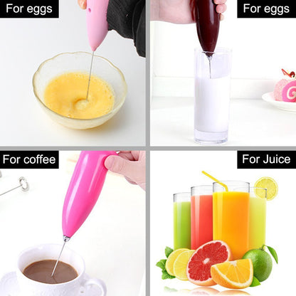 Coffee beater Stainless Steel Battery Operated Portable Hand Blender