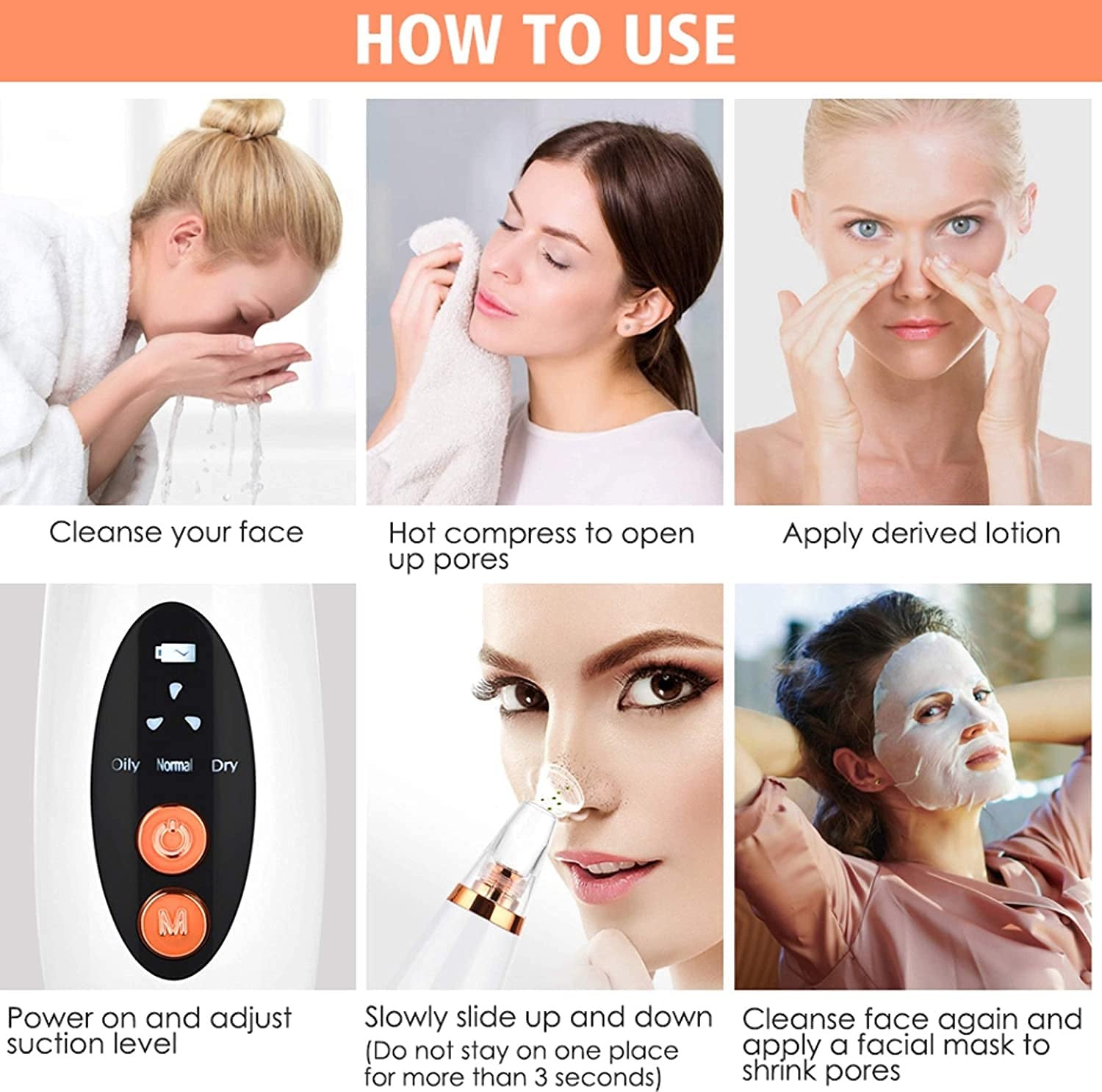 6 in 1 Multi-function Blackhead Remover Tools DERMA