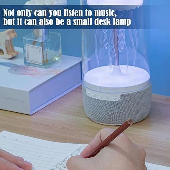 Jellyfish Speaker Lamp,8 Colors Changing Lamp Bluetooth & Speaker