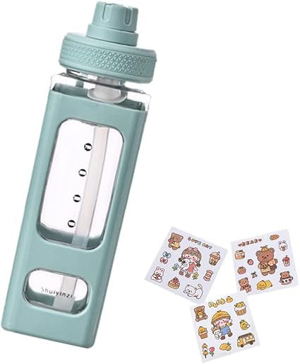 Kawaii Water Bottle Square Drinking Bottle