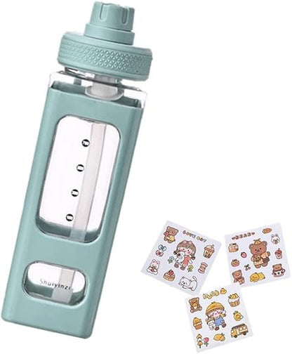 Kawaii Water Bottle Square Drinking Bottle