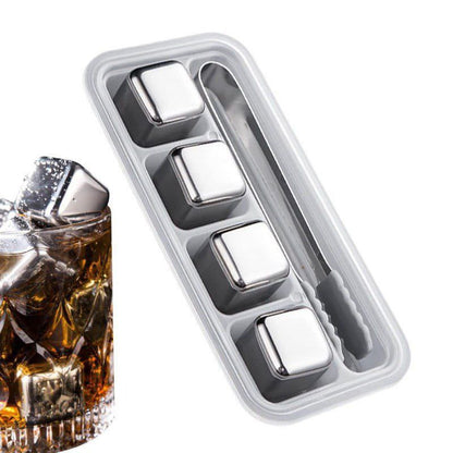 Steel Ice Cube Maker 4 pcs