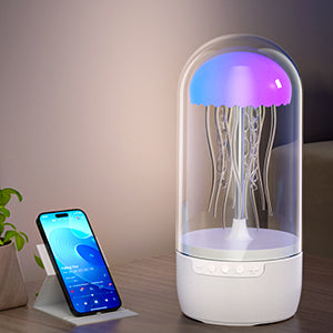 Jellyfish Speaker Lamp,8 Colors Changing Lamp Bluetooth & Speaker