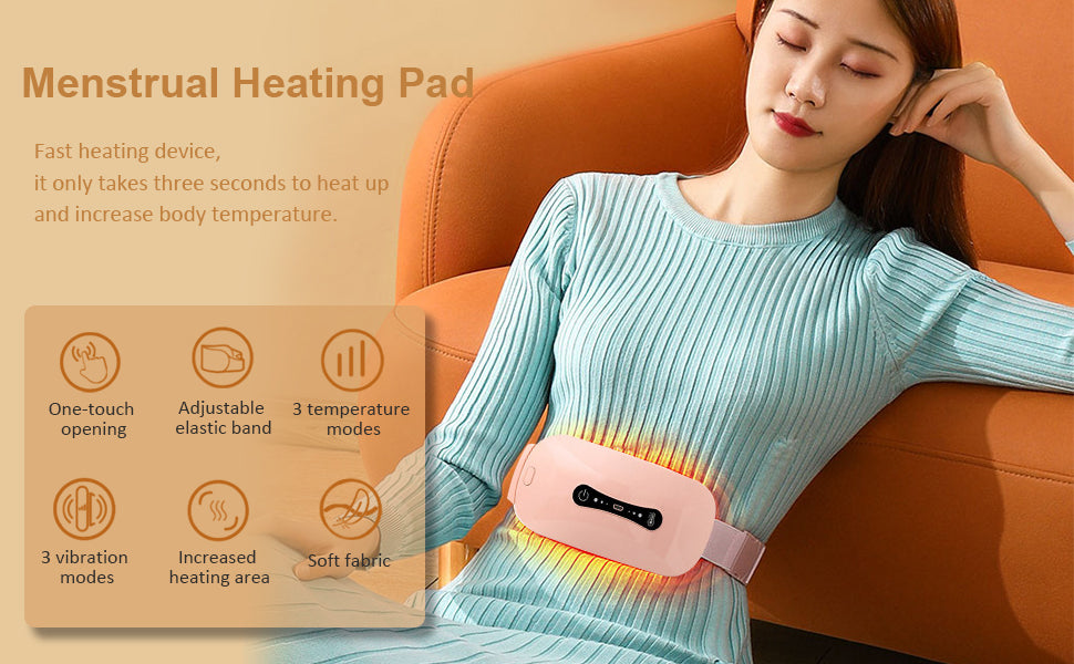 Portable Cordless Heating Pad For Menstrual Cramps Relief