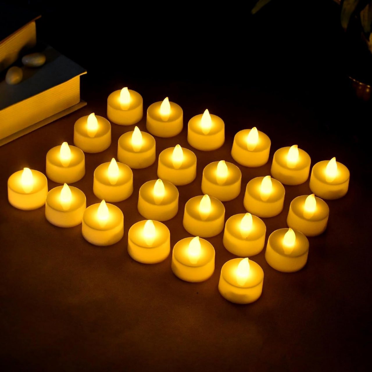 Homeguru LED Switch Diya (Pack Of 4)