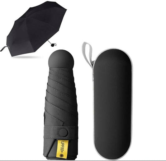 HomeGuru™ Premium Capsule Umbrella – Compact, Stylish & UV Protected (UPF 50+)