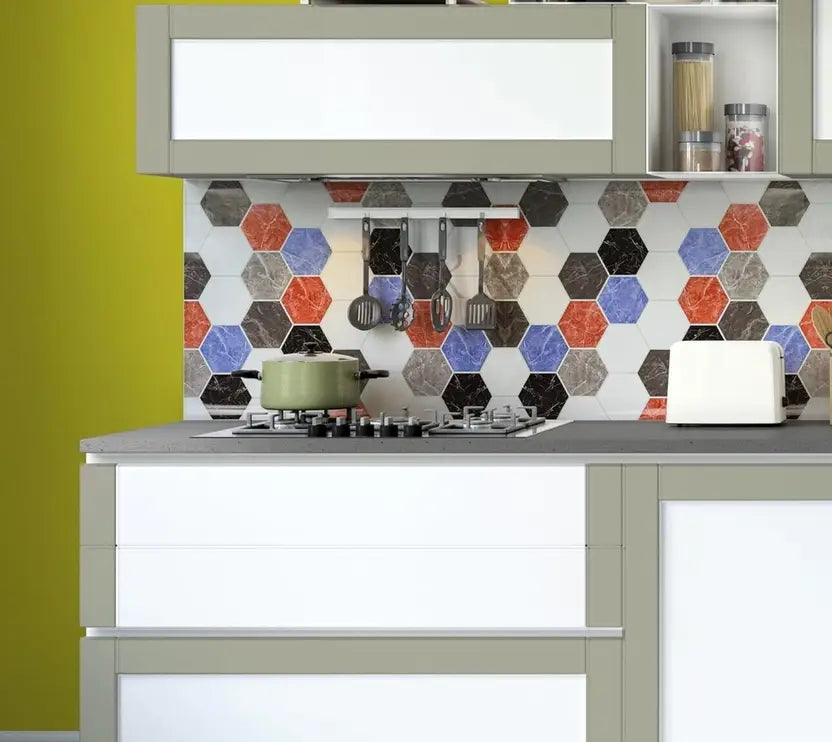HEXA Gonal Marble Wallpaper Foil Sticker