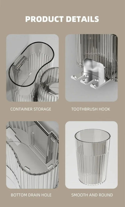 TOOTHBRUSH HOLDER WITH CUP