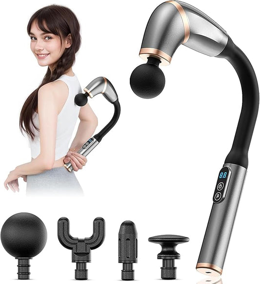U SHAPE MASSAGE GUN WITH EXTANSTION HANDLE